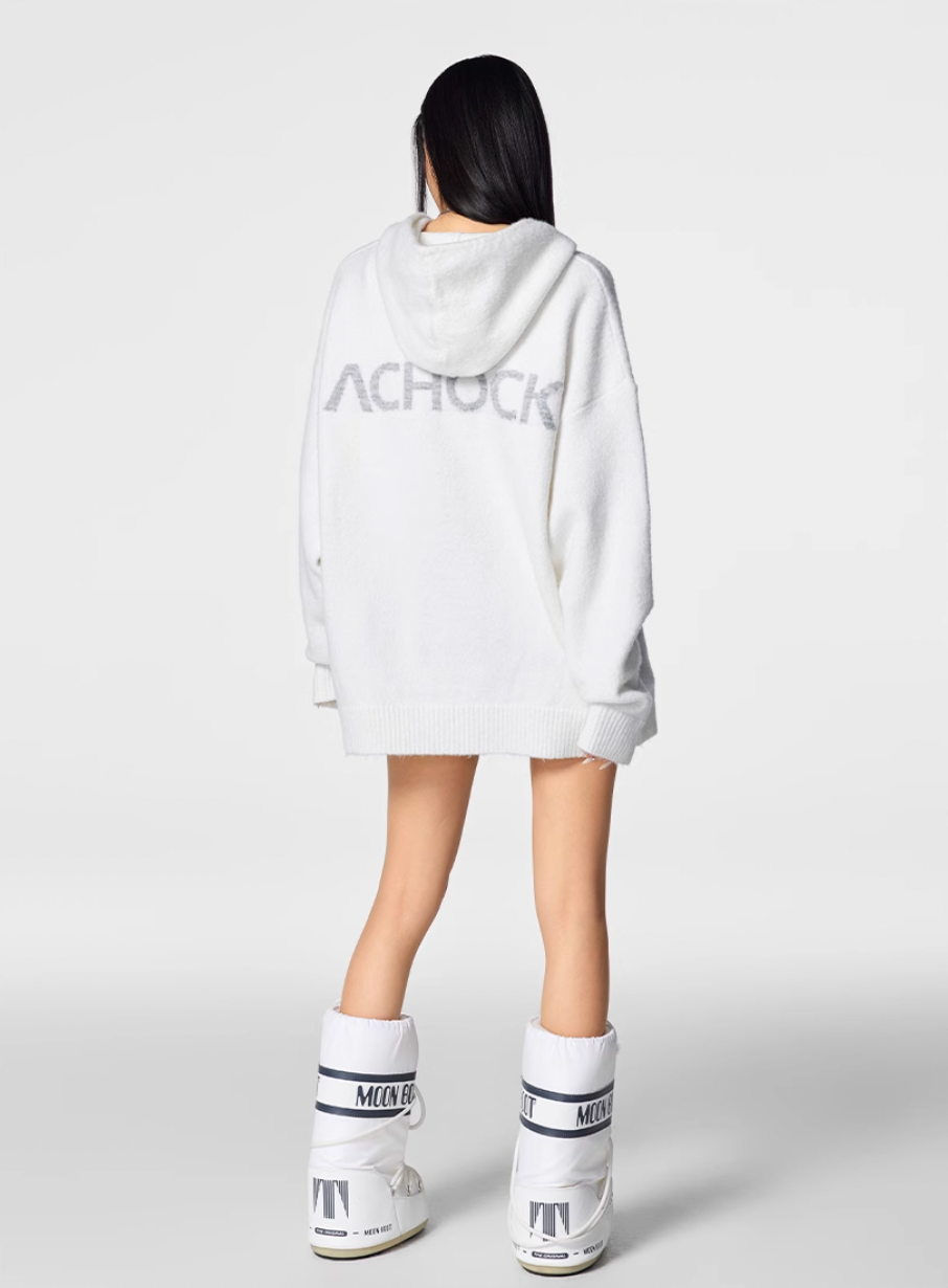 Achock Logo Knit Hoodie | Face 3 Face
