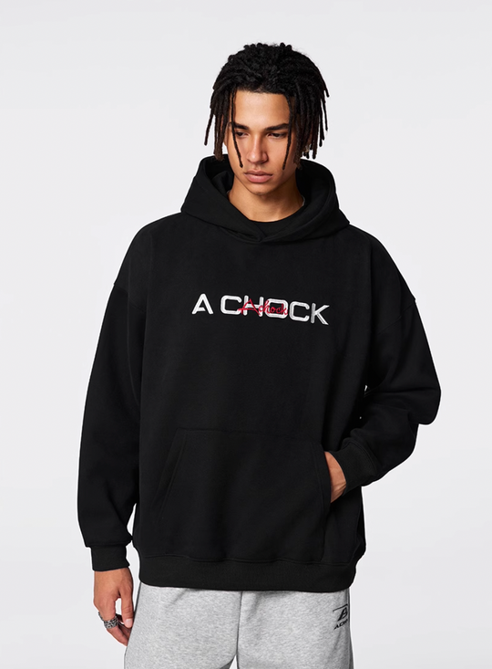 Achock Logo Floral Embroidered Hoodie | Face 3 Face