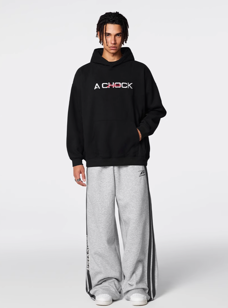 Achock Logo Floral Embroidered Hoodie | Face 3 Face