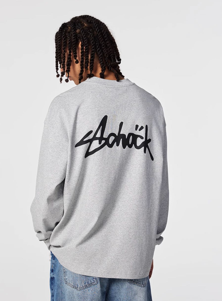Achock Basic Logo Long Sleeve Tee | Face 3 Face