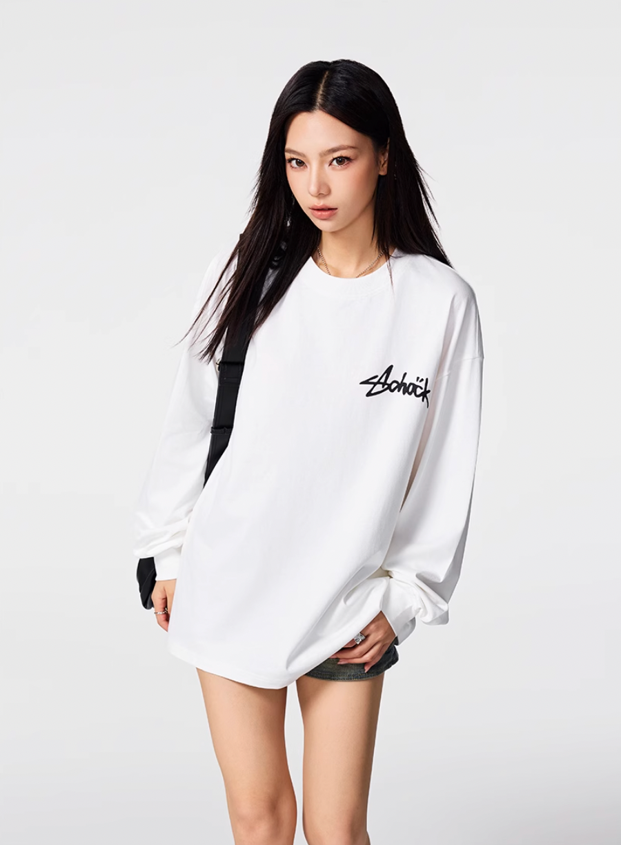 Achock Basic Logo Long Sleeve Tee | Face 3 Face