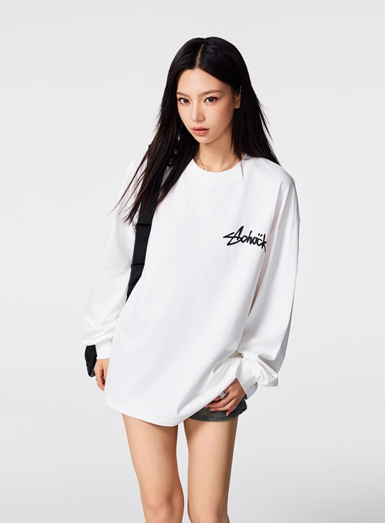 Achock Basic Logo Long Sleeve Tee | Face 3 Face