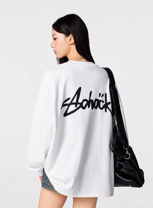 Achock Basic Logo Long Sleeve Tee | Face 3 Face