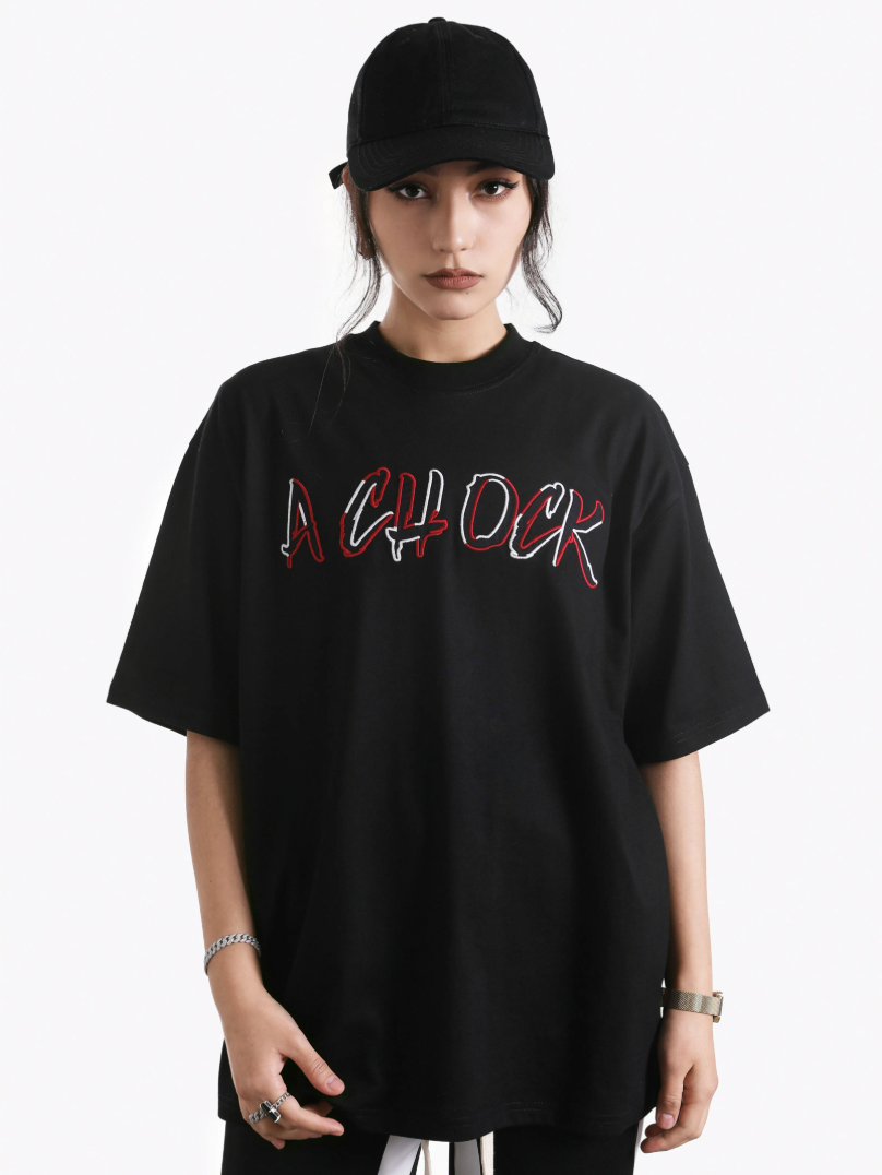 Achock Original Embroidered Logo Tee | Face 3 Face