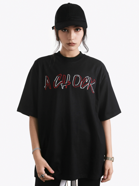 Achock Original Embroidered Logo Tee | Face 3 Face