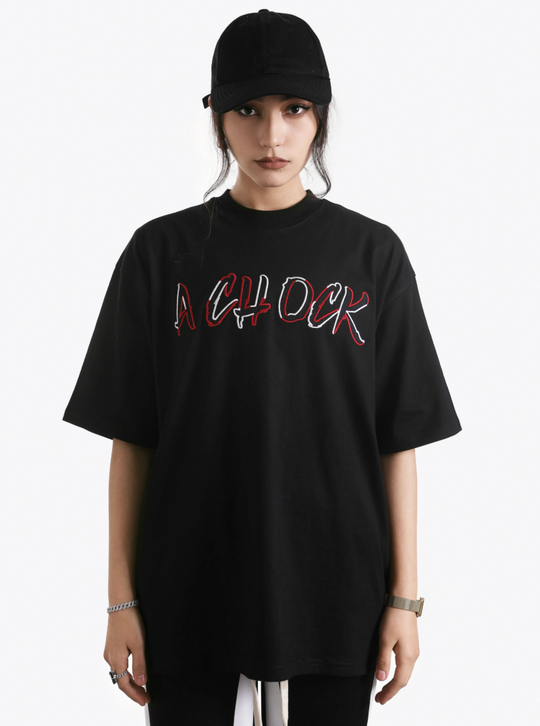 Achock Original Embroidered Logo Tee | Face 3 Face