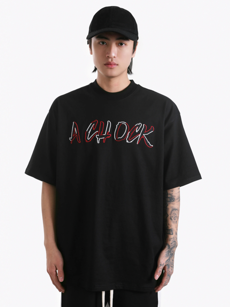 Achock Original Embroidered Logo Tee | Face 3 Face
