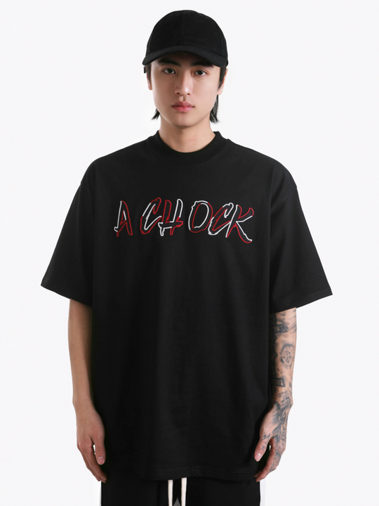 Achock Original Embroidered Logo Tee | Face 3 Face