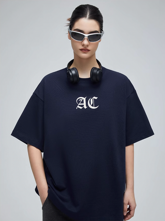 Graphic Tee | Achock Basic AC Logo Print Tee | Face 3 Face