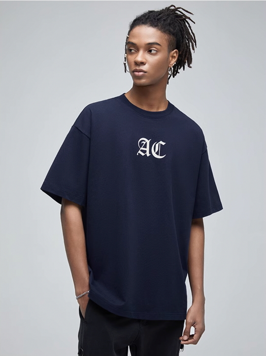 Graphic Tee | Achock Basic AC Logo Print Tee | Face 3 Face