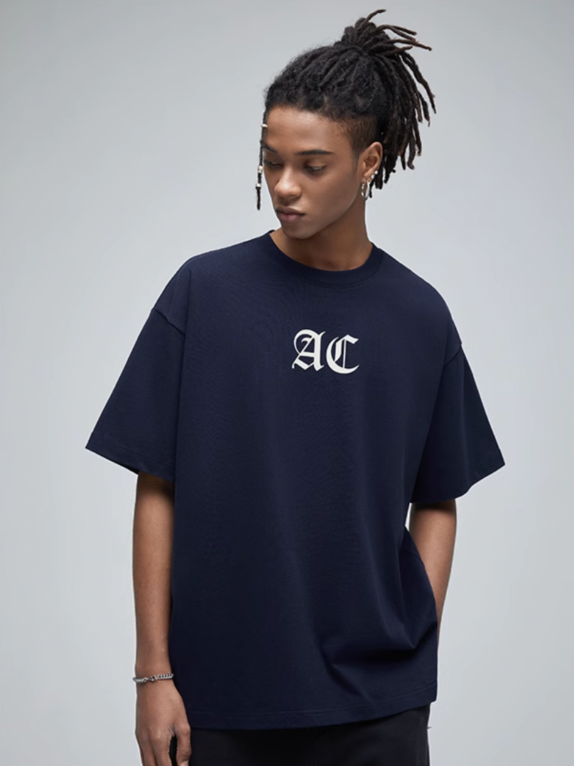 Graphic Tee | Achock Basic AC Logo Print Tee | Face 3 Face