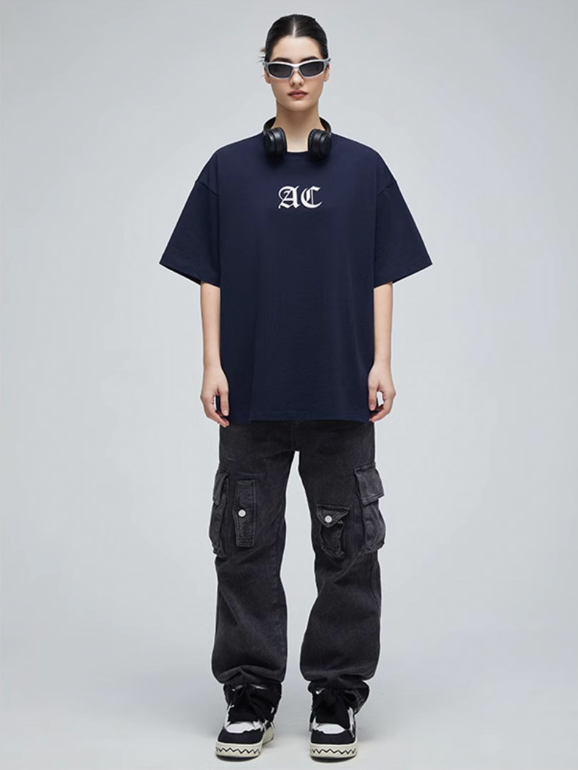 Graphic Tee | Achock Basic AC Logo Print Tee | Face 3 Face