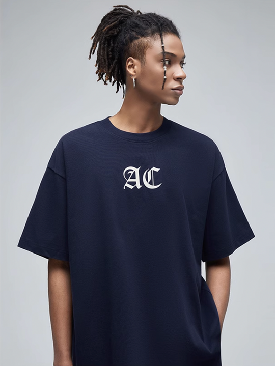 Graphic Tee | Achock Basic AC Logo Print Tee | Face 3 Face