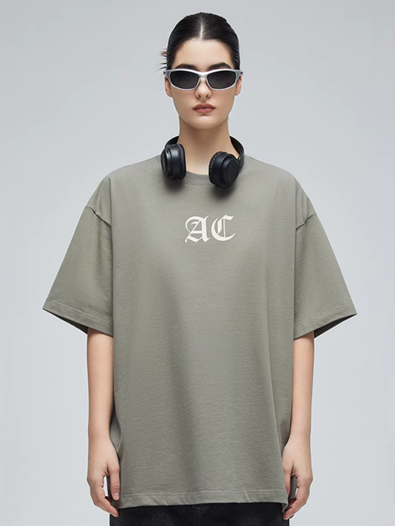 Graphic Tee | Achock Basic AC Logo Print Tee | Face 3 Face