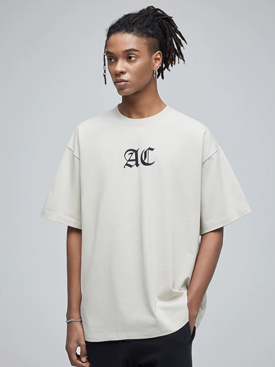 Graphic Tee | Achock Basic AC Logo Print Tee | Face 3 Face