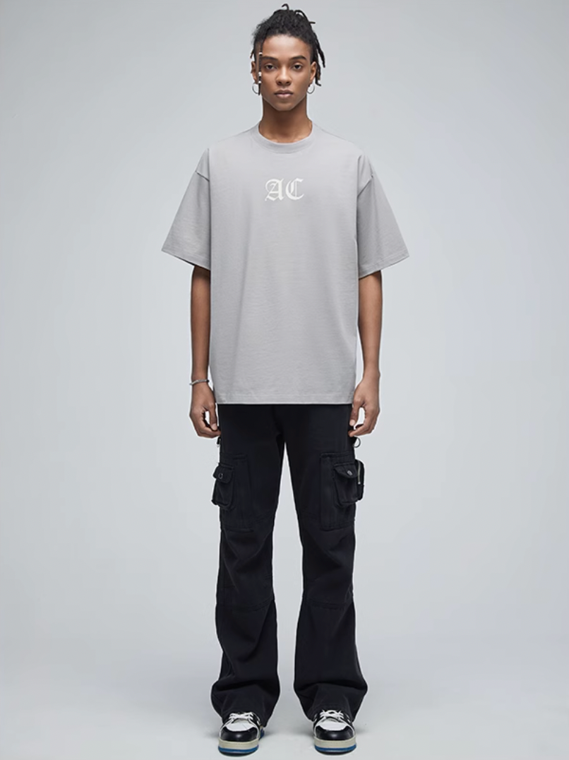 Graphic Tee | Achock Basic AC Logo Print Tee | Face 3 Face