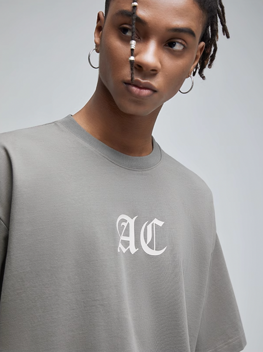 Graphic Tee | Achock Basic AC Logo Print Tee | Face 3 Face