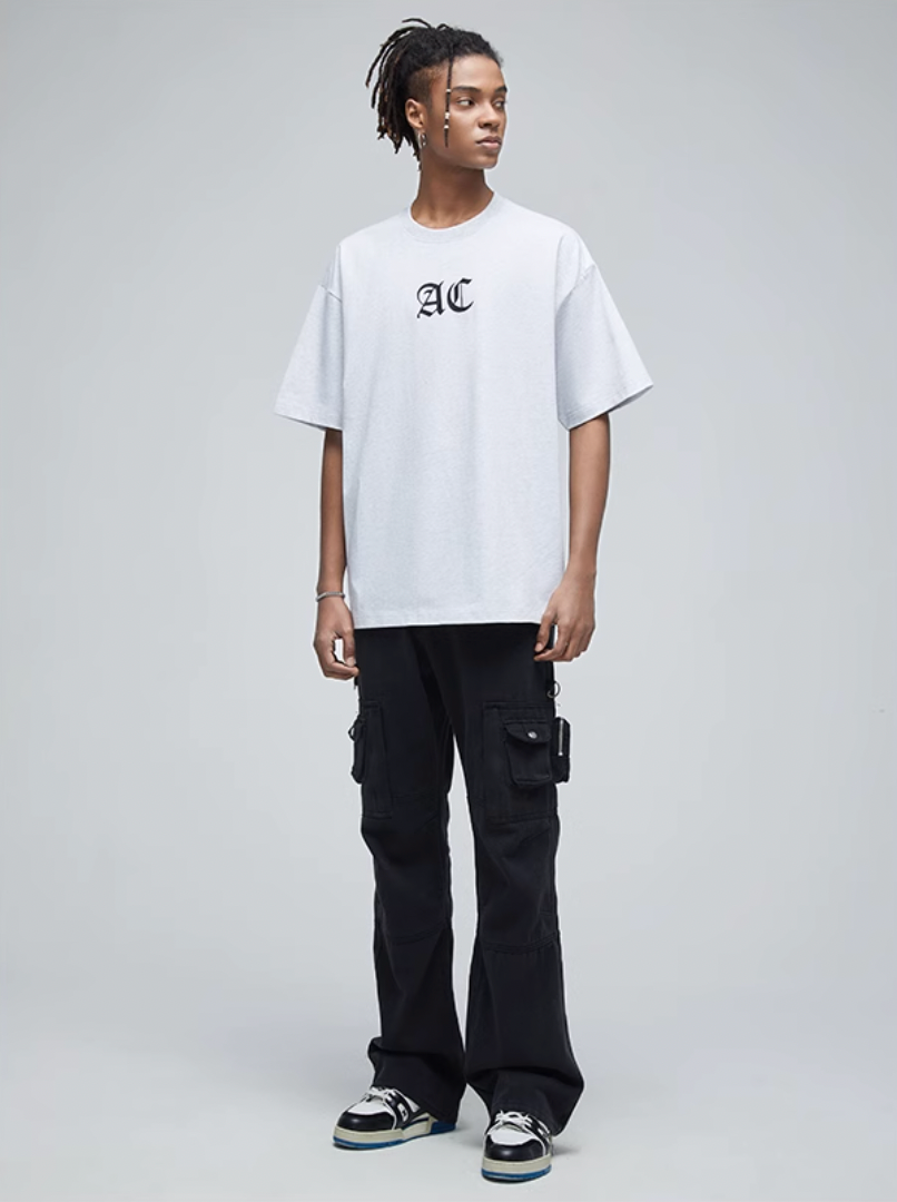 Graphic Tee | Achock Basic AC Logo Print Tee | Face 3 Face