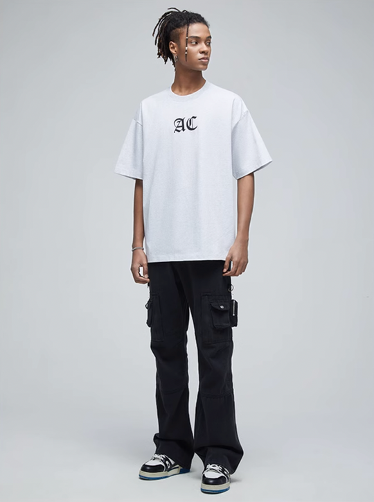 Graphic Tee | Achock Basic AC Logo Print Tee | Face 3 Face