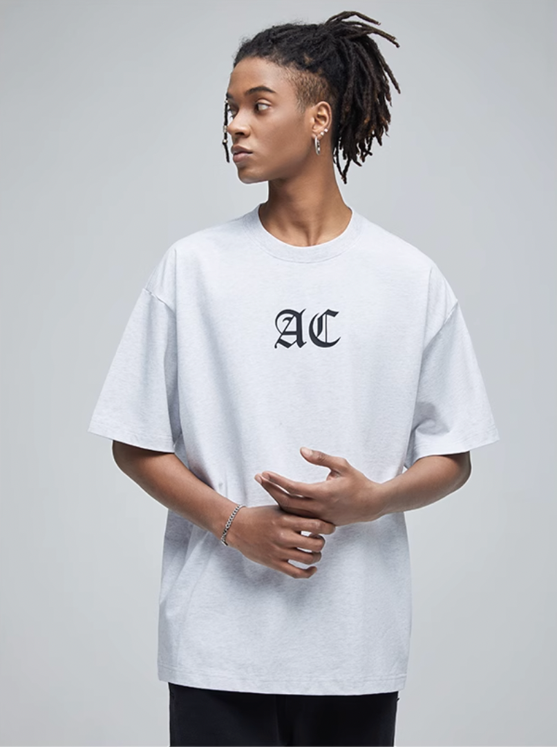 Graphic Tee | Achock Basic AC Logo Print Tee | Face 3 Face