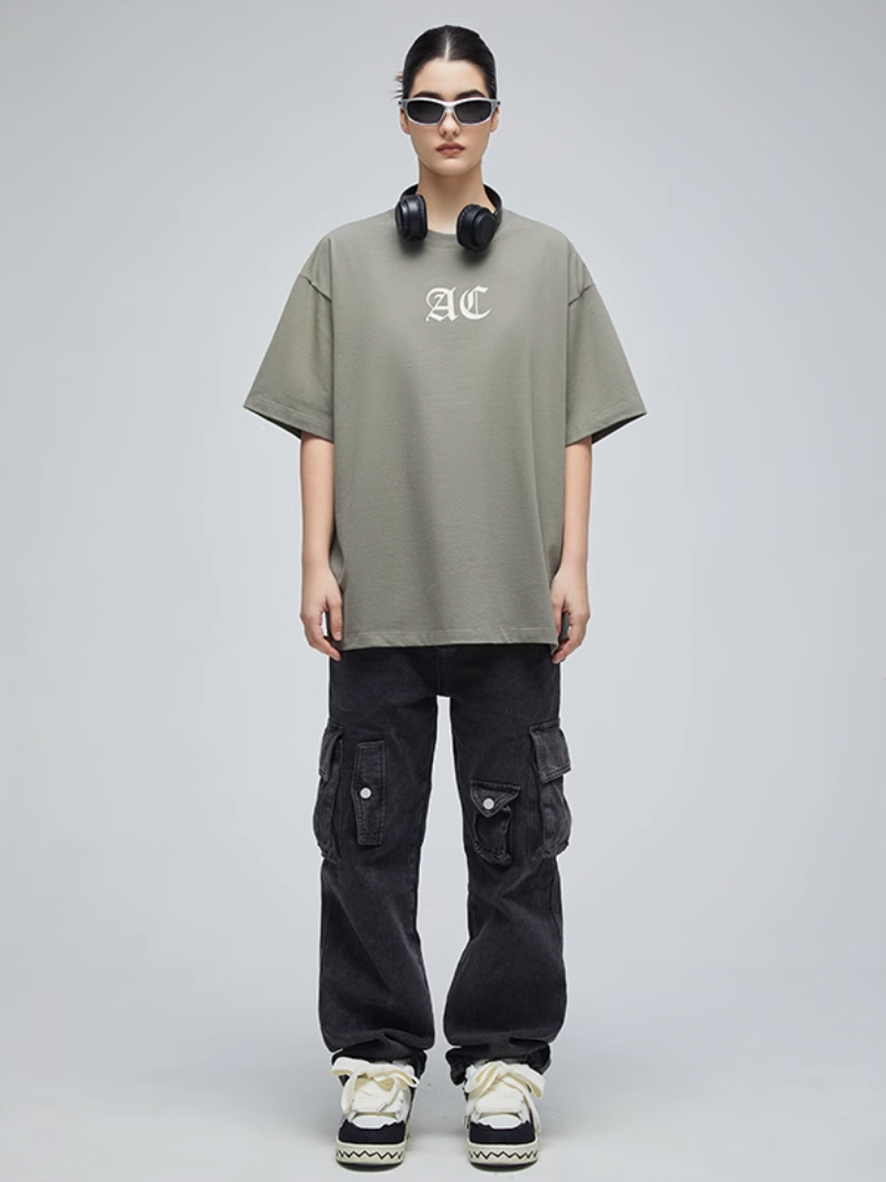 Graphic Tee | Achock Basic AC Logo Print Tee | Face 3 Face