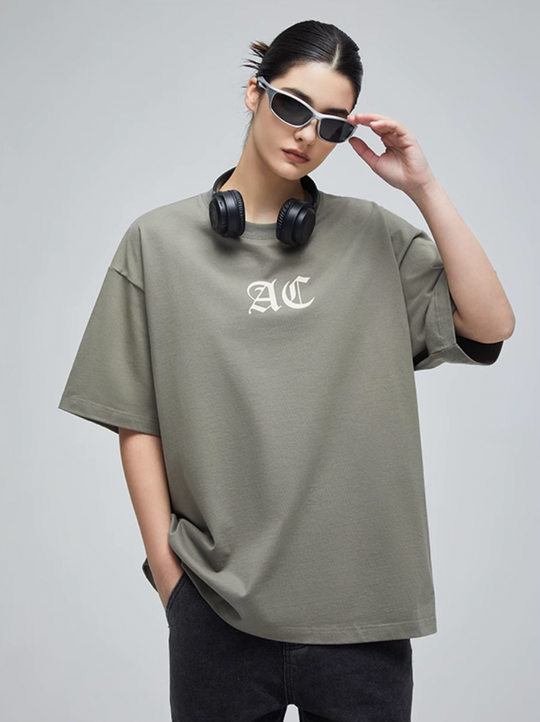 Graphic Tee | Achock Basic AC Logo Print Tee | Face 3 Face