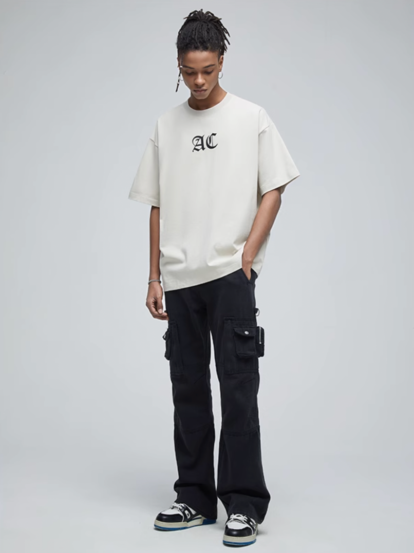 Graphic Tee | Achock Basic AC Logo Print Tee | Face 3 Face