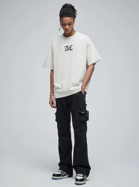 Graphic Tee | Achock Basic AC Logo Print Tee | Face 3 Face