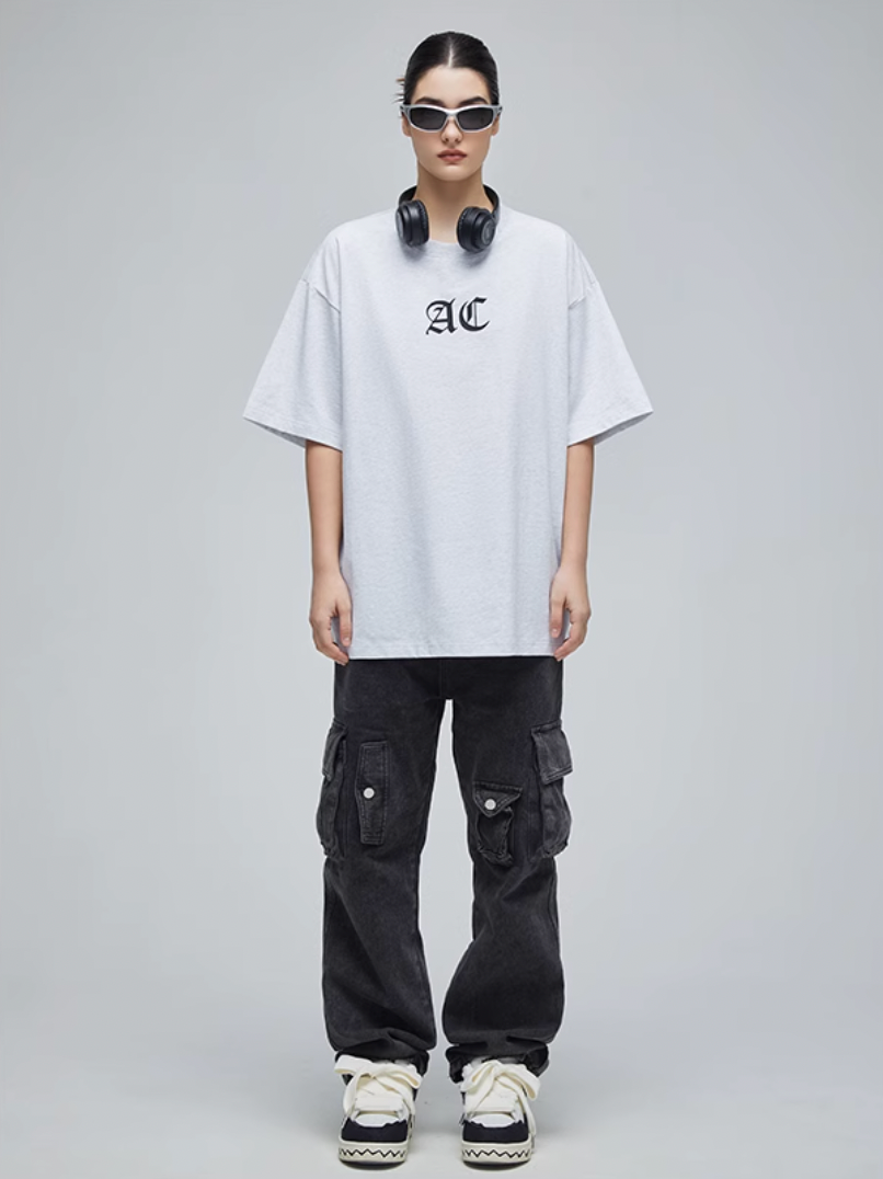 Graphic Tee | Achock Basic AC Logo Print Tee | Face 3 Face