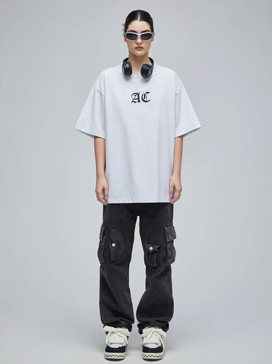 Graphic Tee | Achock Basic AC Logo Print Tee | Face 3 Face