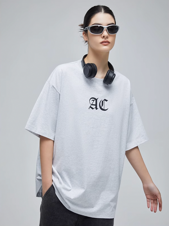 Graphic Tee | Achock Basic AC Logo Print Tee | Face 3 Face
