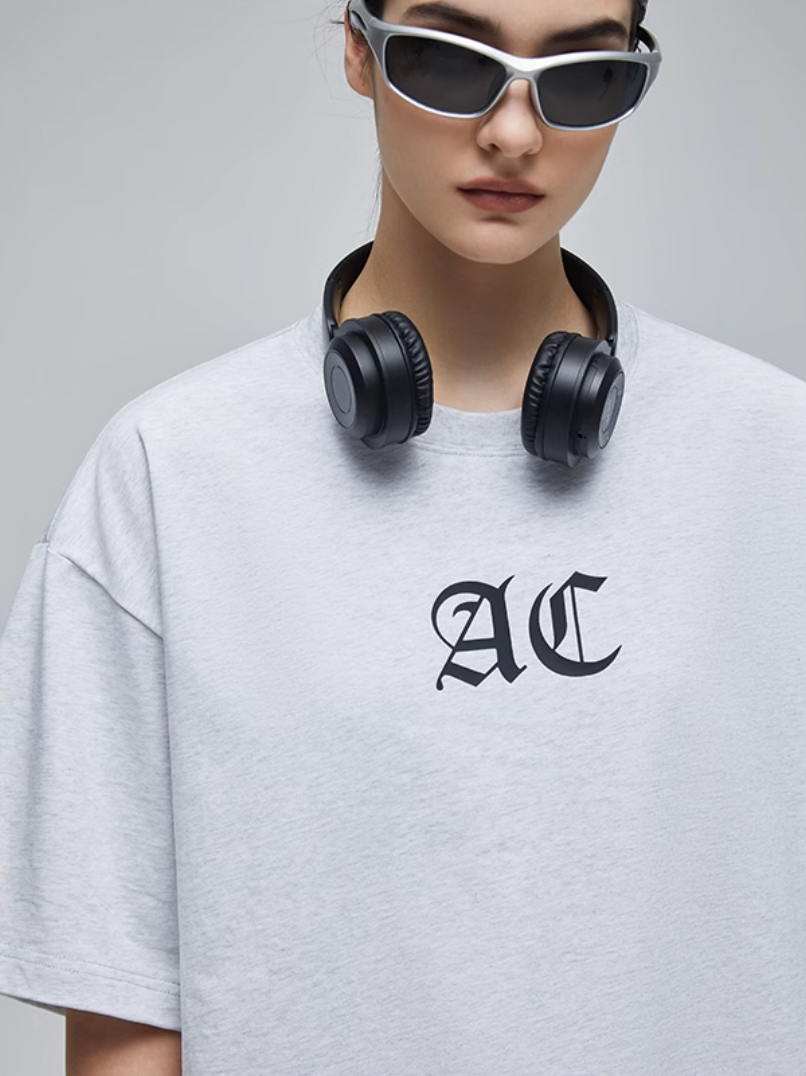 Graphic Tee | Achock Basic AC Logo Print Tee | Face 3 Face