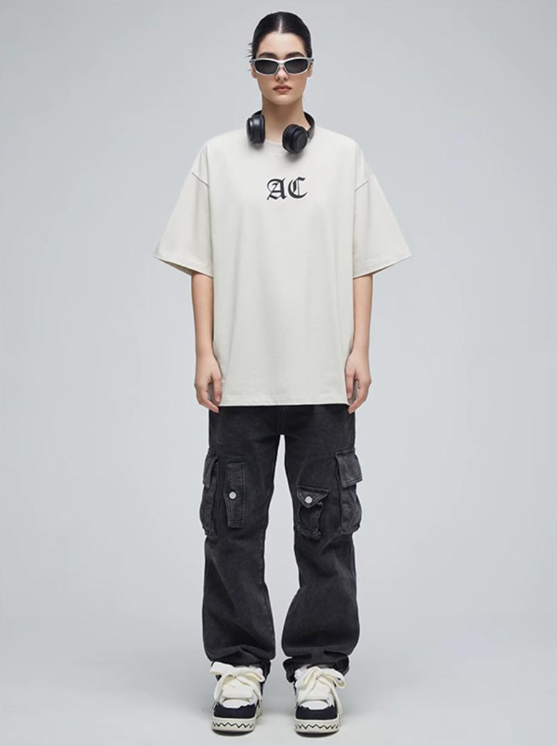 Graphic Tee | Achock Basic AC Logo Print Tee | Face 3 Face