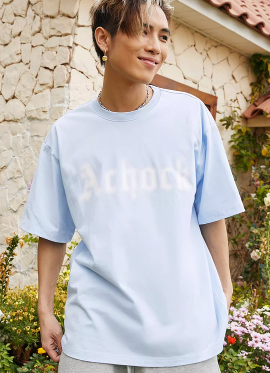 Achock Dot Logo Blur Print Tee | Face 3 Face