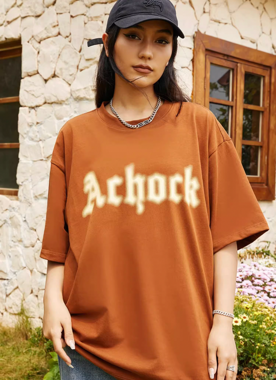 Achock Dot Logo Blur Print Tee | Face 3 Face