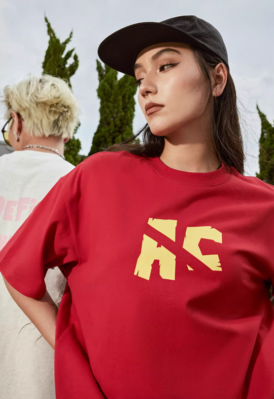 Graphic Tee | Achock Handwritten Slogan Print Tee | Face 3 Face