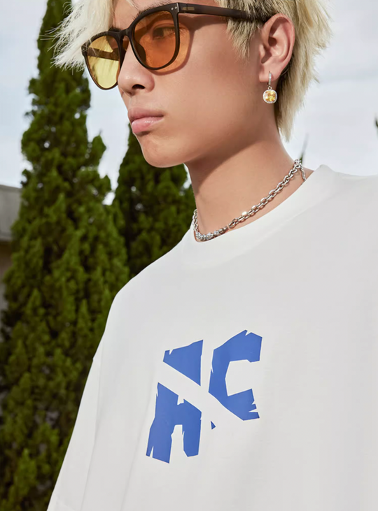 Graphic Tee | Achock Handwritten Slogan Print Tee | Face 3 Face