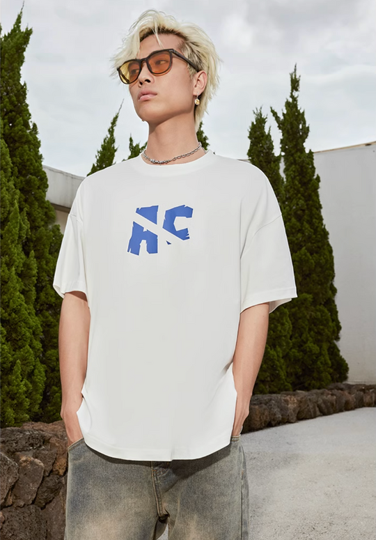 Graphic Tee | Achock Handwritten Slogan Print Tee | Face 3 Face