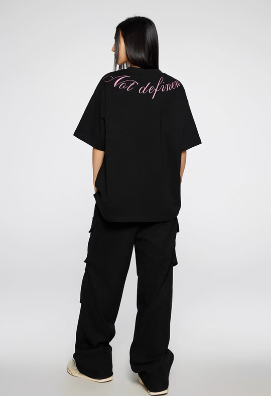 Achock Script Logo Print Tee | Face 3 Face