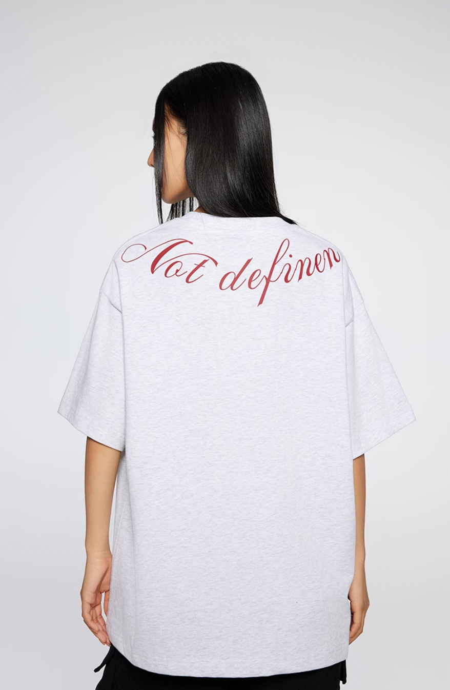 Achock Script Logo Print Tee | Face 3 Face