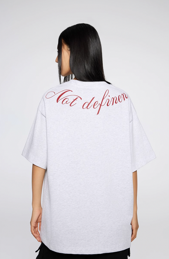 Achock Script Logo Print Tee | Face 3 Face
