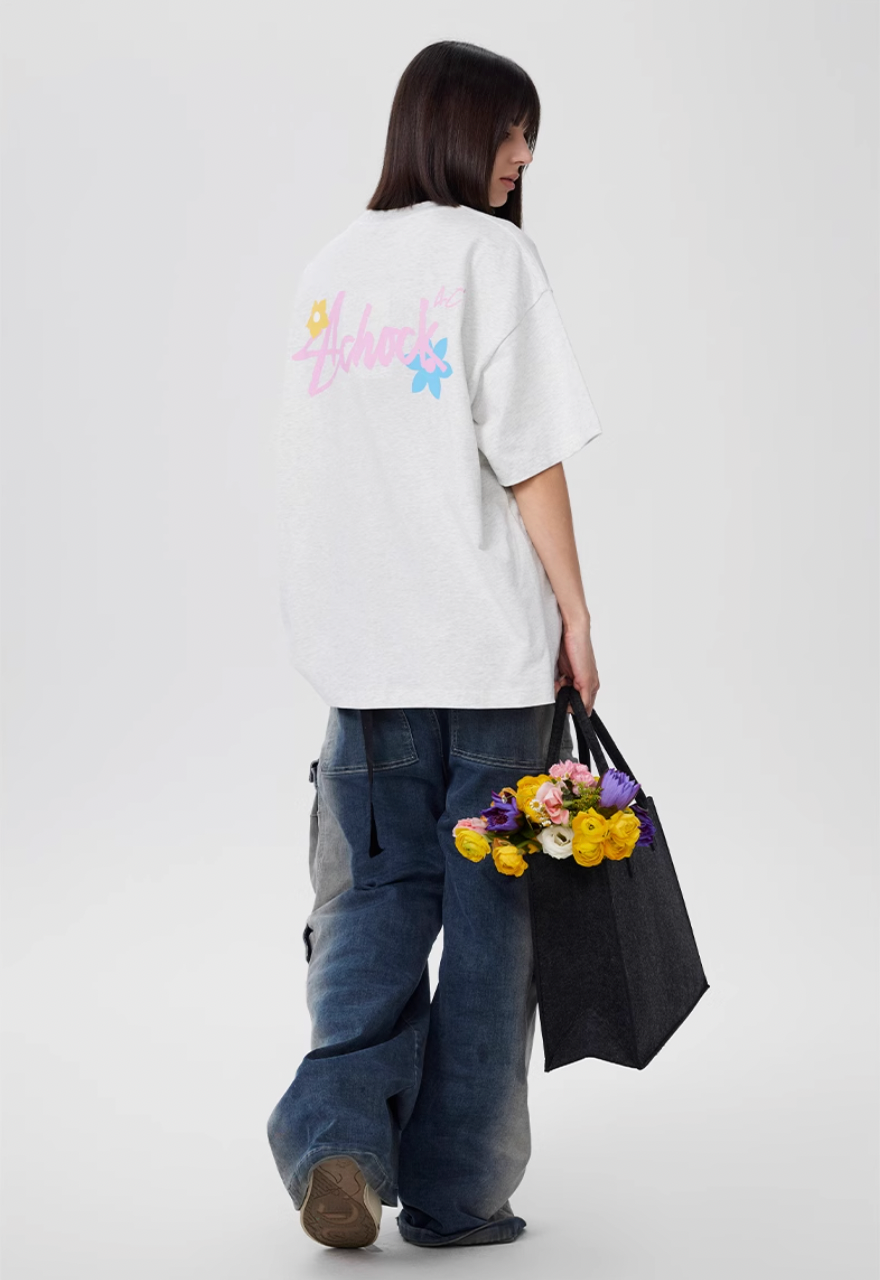 Achock Small Flowers Print Tee | Face 3 Face