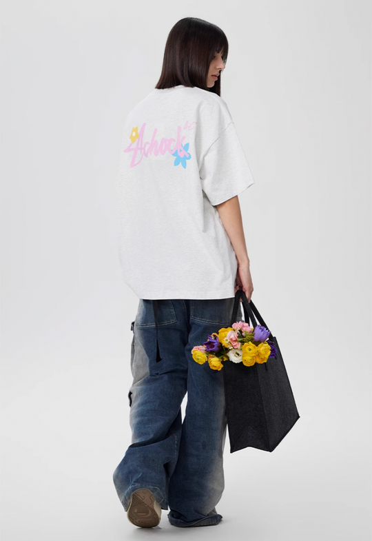 Achock Small Flowers Print Tee | Face 3 Face
