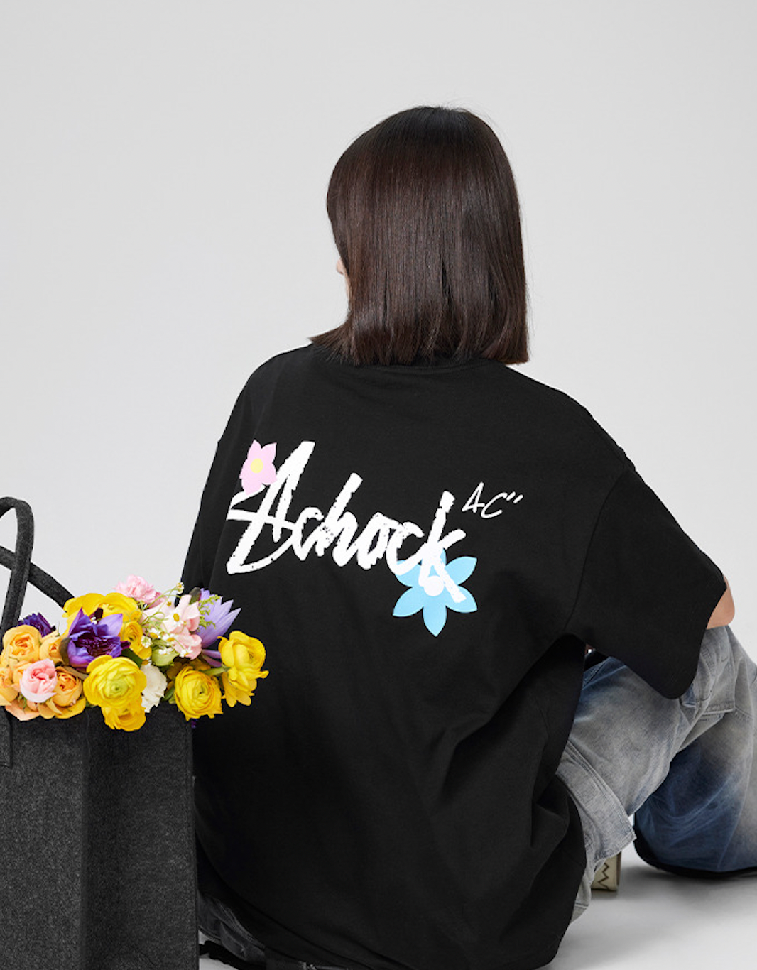 Achock Small Flowers Print Tee | Face 3 Face