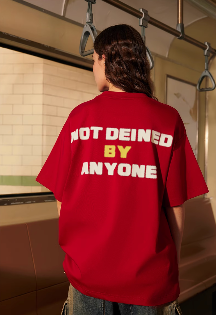 Achock UV Protection Slogan Print Tee | Face 3 Face