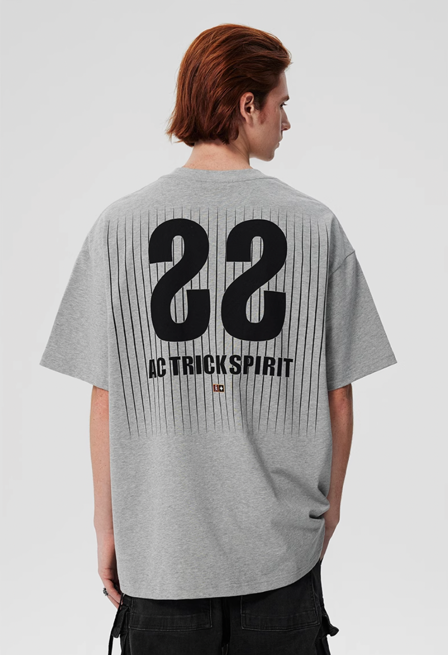 Achock Screen Stripe Print Tee | Face 3 Face