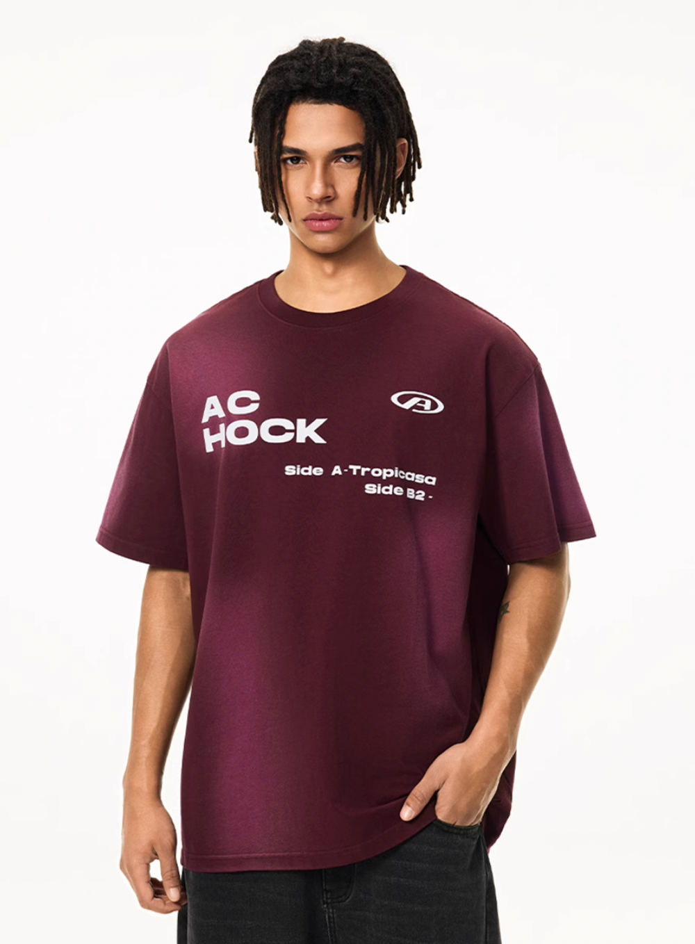 Achock Heavyweight Gradation Wash Tee | Face 3 Face