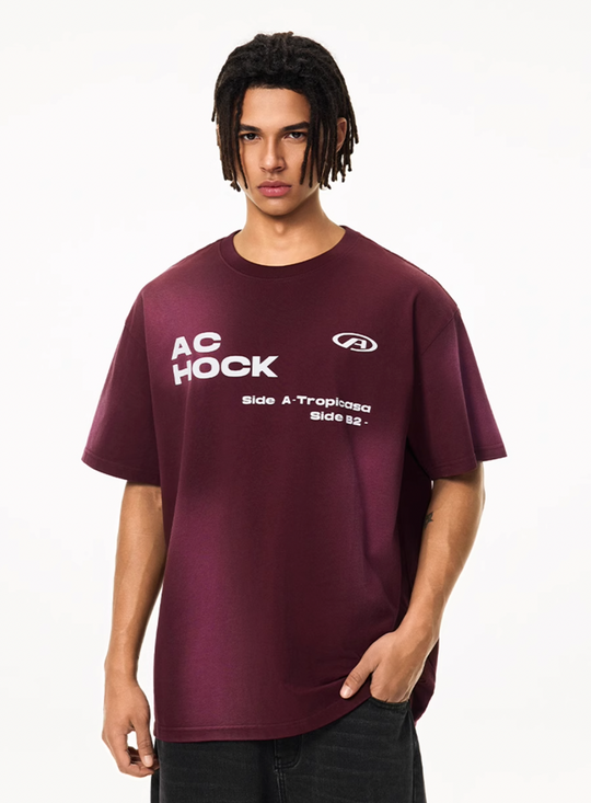 Achock Heavyweight Gradation Wash Tee | Face 3 Face