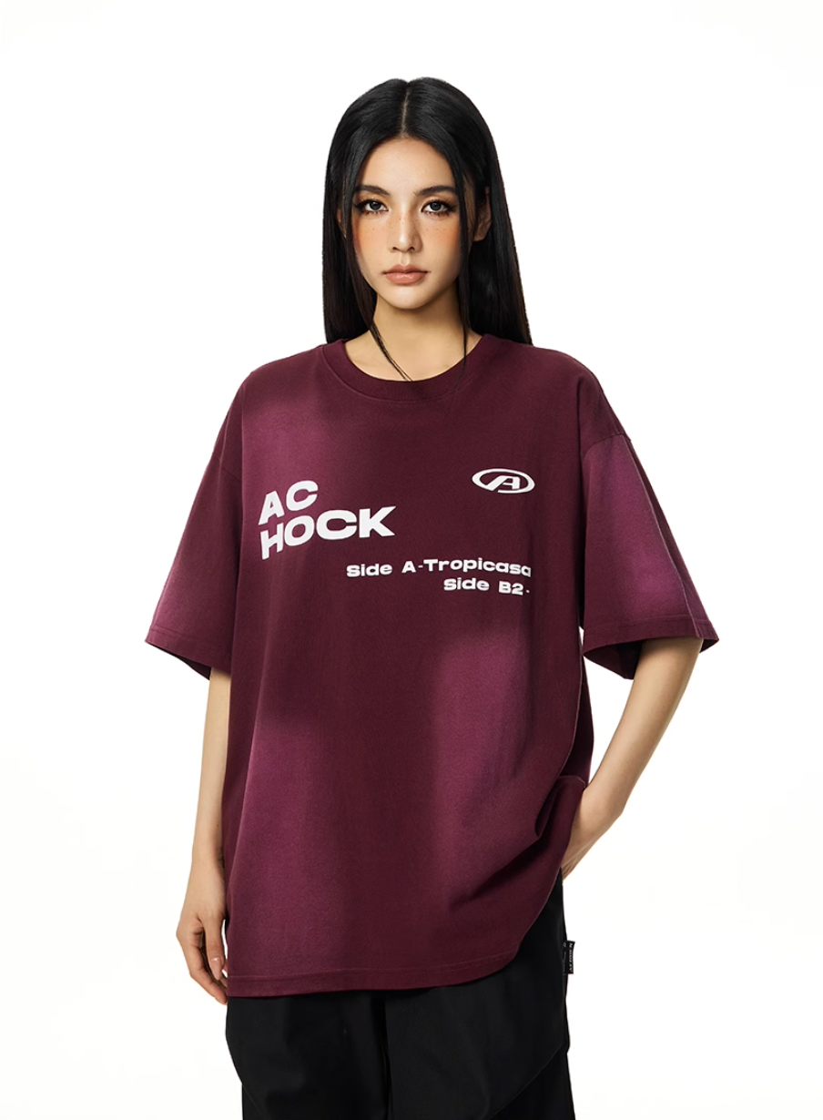 Achock Heavyweight Gradation Wash Tee | Face 3 Face