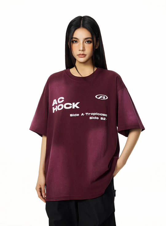 Achock Heavyweight Gradation Wash Tee | Face 3 Face